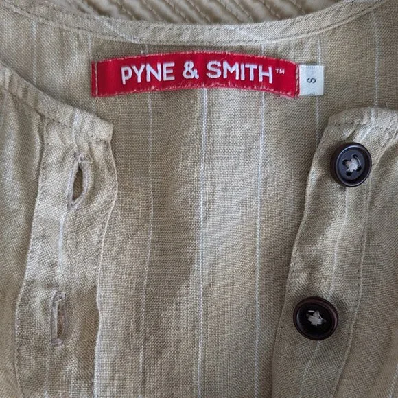 Pyne & Smith no. 16 in Creme Pinstripe, size Small - Picture 7 of 8